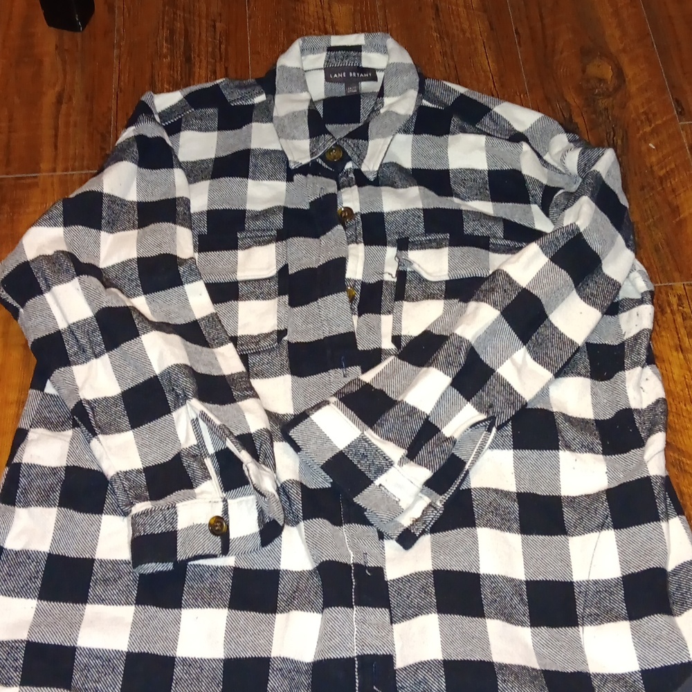 Lane Bryant plaid shacket